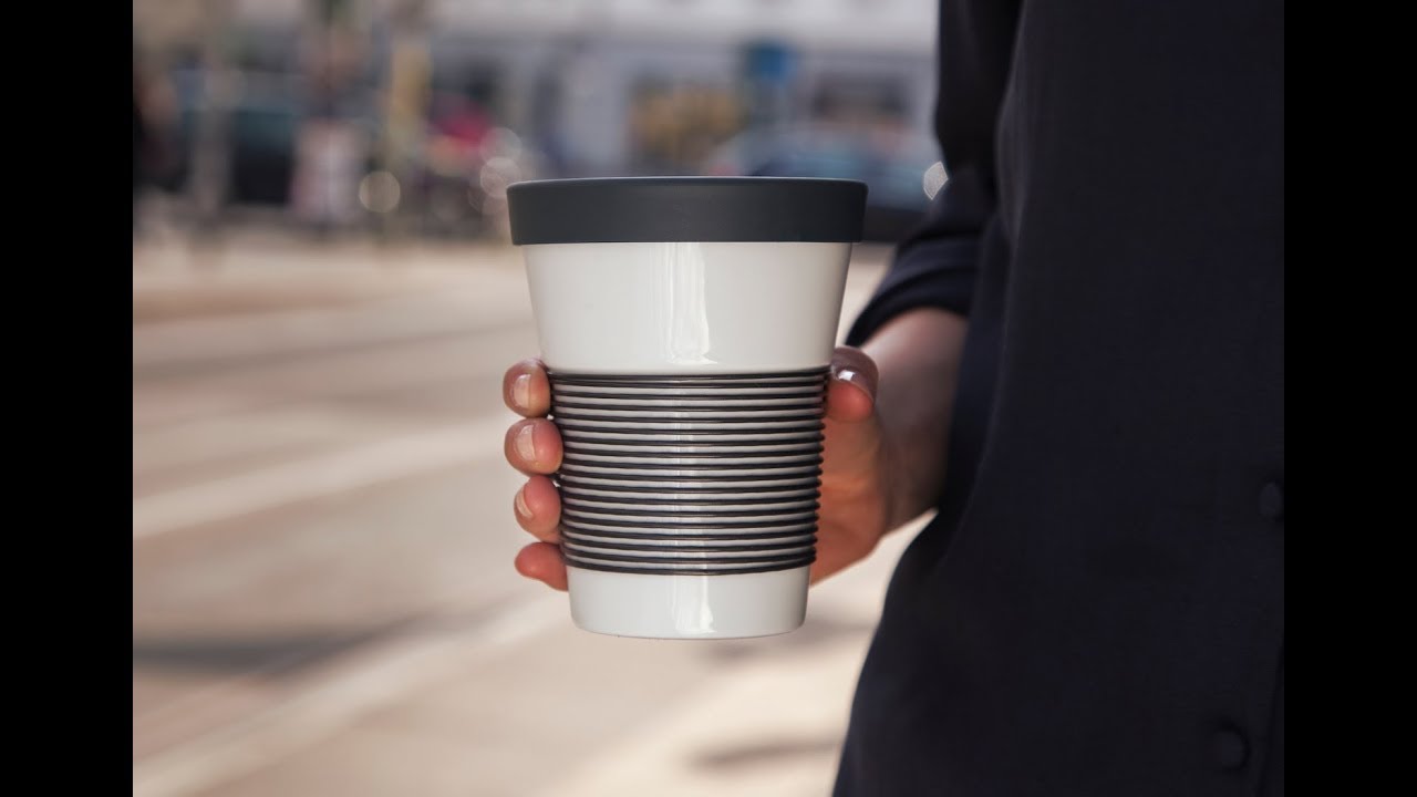 KAHLA 23H214A44015C cupit Becher 0,35 l pure black To Go Becher aus Porzellan im Sale main image 0