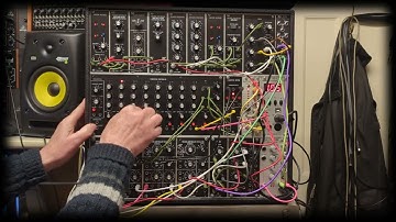 Behringer System 55 modular through Doepfer Photo Phasing module A101-8