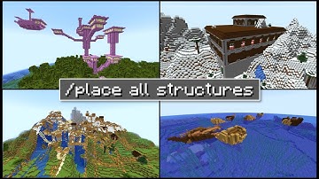 Minecraft - Hoe alle structuren te plaatsen