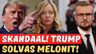 Trump solvas Melonit: “Rumal ja arg!” Lõhe NATOs