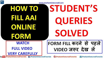 HOW TO FILL #AAI ONLINE APPLICATION FORM + STUDENT