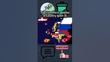 Top comment deletes a Country (part 3) #europe #map #mapping #mapper #topcomment #comments