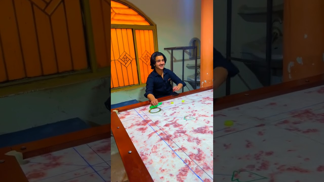 "Unbelievable Carrom Shot! Opponent in Shock 😱🔥🎯🤯☠️