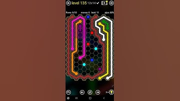 How To Solve Flow Free Hexes Extreme Hextangle Pack Level 135 Walk Through Solution Walkthrough