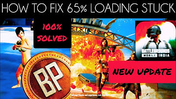 how to fix 65% loading stuck in BGMI/PUBG | BGMI match start problem | BGMI match not starting | 🛑