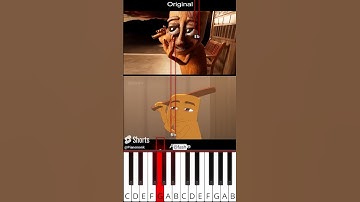 Tung Tung Tung Sahur Sulu Trend Original vs Anime | FASH Animation (@fash) - Octave Piano Tutorial