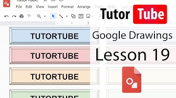 Google Drawings Tutorial - Lesson 19 - Undo and Redo