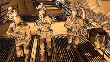 PaperShader for UE4: Parchment Shader meets Infiltrator Demo