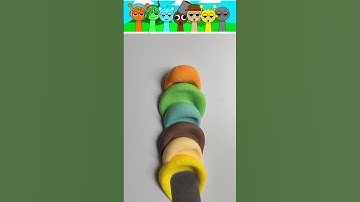 Mixing my favorite 6 characters, guess the mixed color #satisfying #colormixing #sprunki