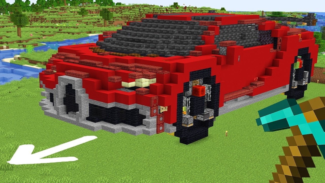 Aku Membuat Mobil yang Bisa Jalan di Minecraft