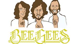 Video thumbnail of "Bee Gees - Blowin In The Wind (Lyrics)"