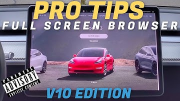 Tesla Model 3 PRO TIPS Vol.12 | V10 Edition. FULL SCREEN BROWSER [UNEDITED]