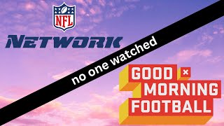 NFL Network's First Day Without Good Morning Football Was a DISASTER