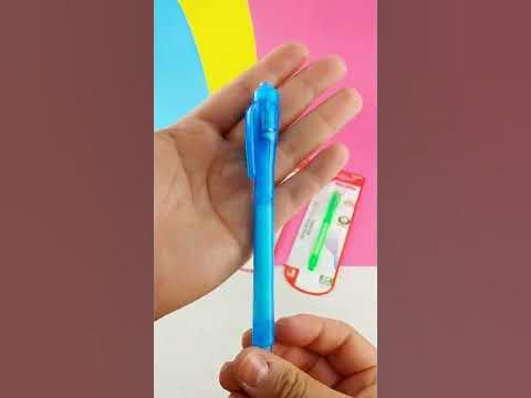 Rotulador TOPSECRET con tinta invisible - YouTube
