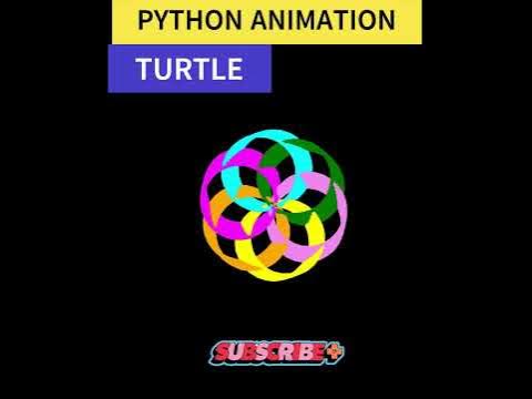 PYTHON ANIMATION TURTLE| #python #science #coding #science #shorts # ...