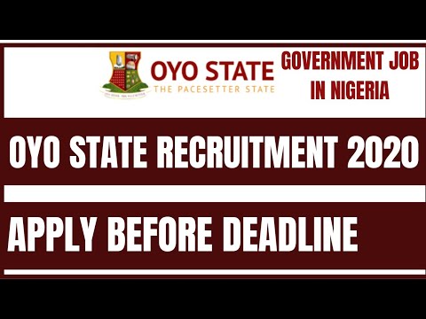 Oyo State Recruitment 2020 | Jobs in Nigeria