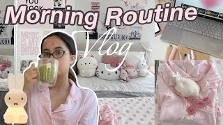 Morning Routine Vlog: waking up at 7AM & romanticizing life 🎀✦ ݁˖