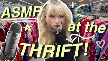 Trying ASMR Triggers at Thrift Store (in Public)