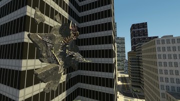 SFM: Flying into buildings in Kaiju Universe be like