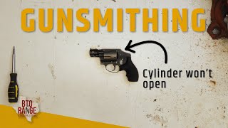 S&W 340PD .357 Mag With Stuck Cylinder: Gunsmith's Bench