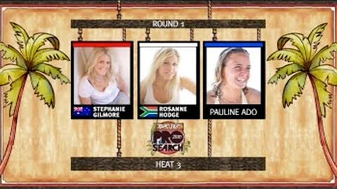 Round 1, Heat 3 - Stephanie Gilmore vs Rosanne Hod...