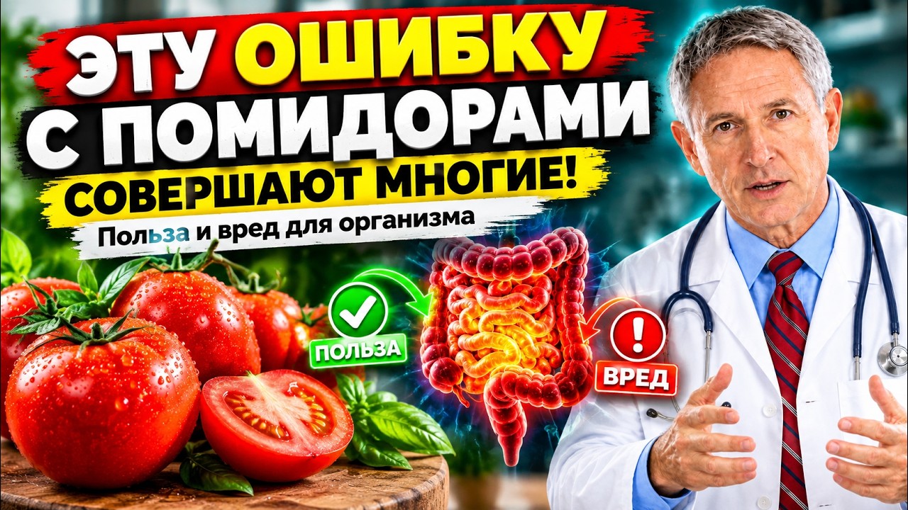 Эту ошибку с помидорами совершают многие! Польза и вред для организма,,,