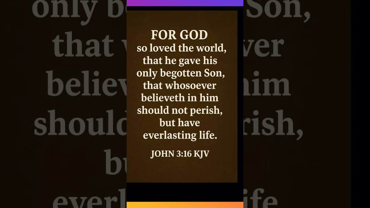 Foundational verse | John 