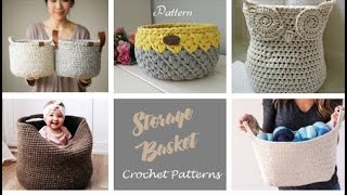 15 Storage Crochet Basket Patterns – Get Organized