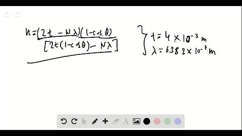 (II) A Michelson interferometer can be used to determine the index of refraction of a glass plate. …