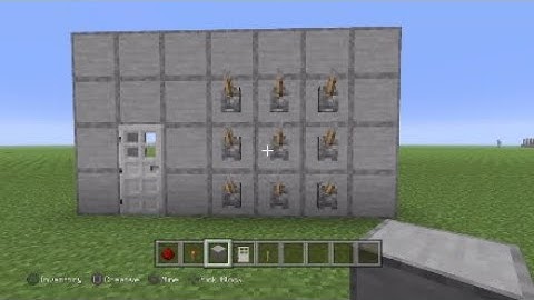 Minecraft Redstone combination lock door tutorial!