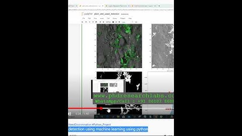 Plant and weed detection using machine learning using python