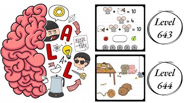 Brain Test All Star : Level 643 , 644 – How to Solve? (Walkthrough)