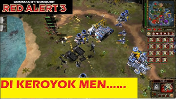 Red Alert 3  Brutal Mode Soviet Union VS Allies (No Commentary)