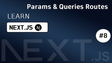 Next.js 14 Tutorial - 8 - searchParams & Queries Routes | Nested Params & Queries Tutorial in Hindi