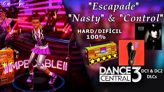 Escapade, Nasty & Control - Dance Central 3 | on Hard (100% Gold Stars)