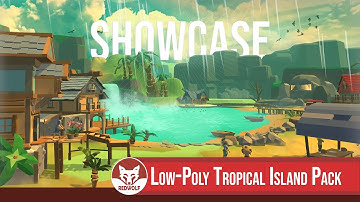 Low Poly Tropical Island Pack - Unity Asset Showcase | Red Wolf Games