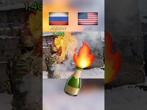 Molotov Vs Grenade Usa Russia Molotov M67
