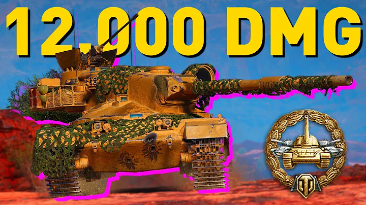 Gryphon SMASHES 12,000 damage in World of Tanks!