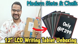 12 Inch LCD Writing Tablet | Unboxing of Writing Pad Under ₹300 in Hindi @deewakarthevloger