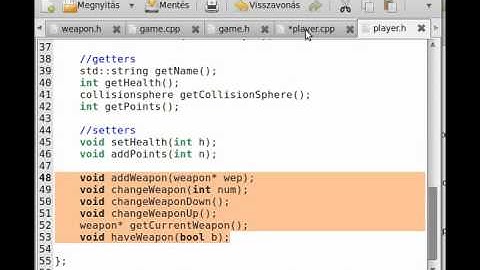 FPS game (OpenGL,SDL,C++) tutorial 7 - create the weapon class