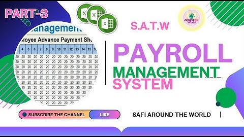 How to create Payroll Management System in Excel Part-3 | How to Make Payroll manager in Excel