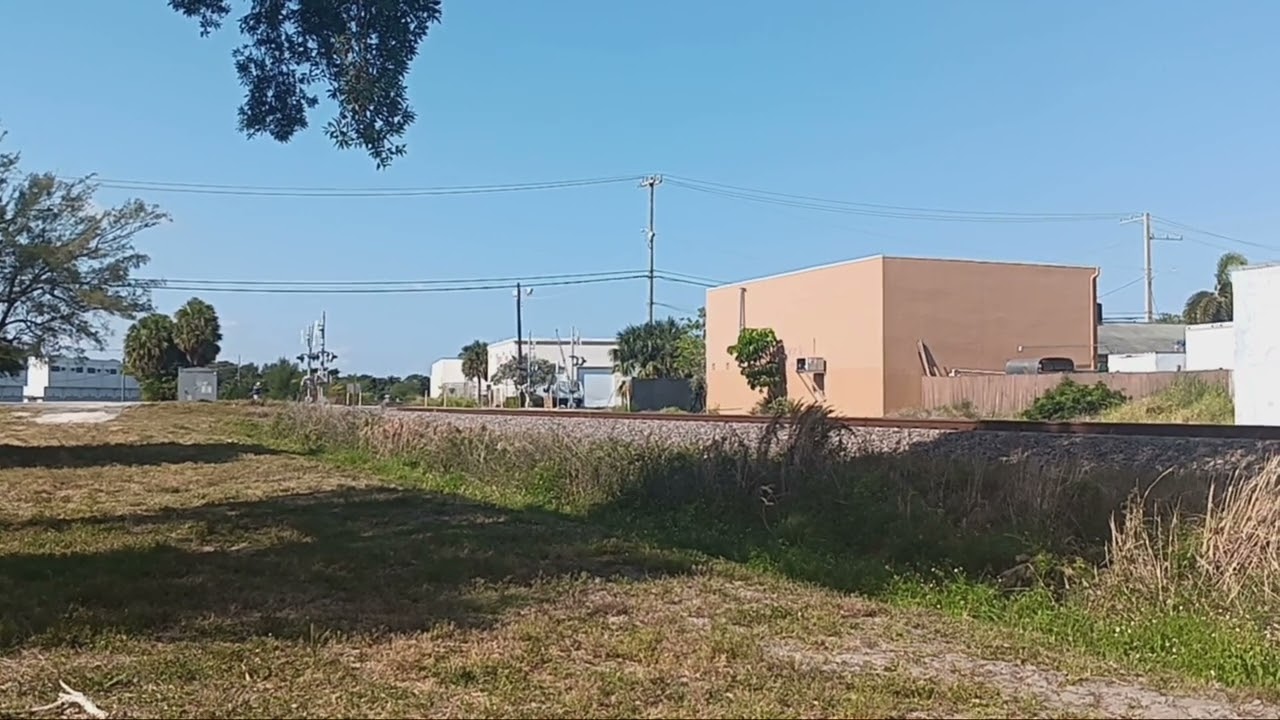 Amtrak P098-21 on the SFRTA Corridor in West Palm Beach, FL. on April 21, 2024