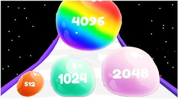 Jelly 2048 Puzzle Merge Games - Gameplay Walkthrough - reach 4096