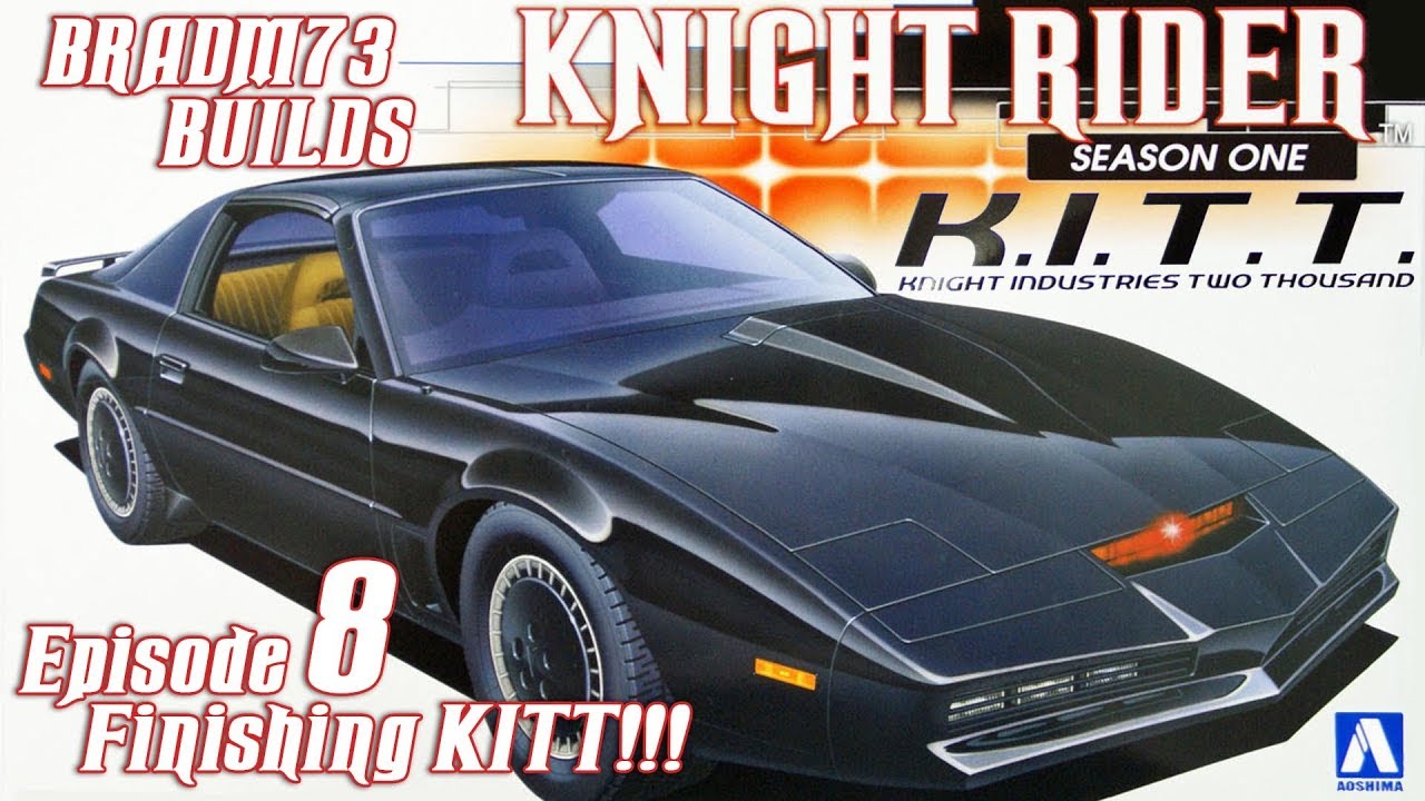 Aoshima Knight Rider Model Kit - KITT Season One - Episode 8