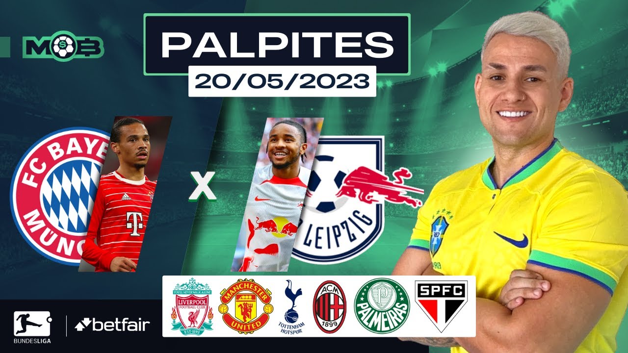 Palpites : Bayern Munich x Leipzig - Bundesliga - 20/05/2023