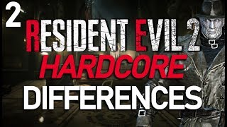 Resident Evil 2 Hardcore Mode Differences - Mr.X, Final Boss & More (PART 2)