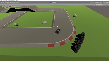 Low Poly Racing Game Dev in Unity Test Track 1