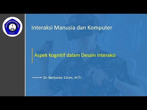 HCI - 02. Aspek Kognitif Dalam Desain Interaksi