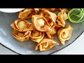 Deep-fried Wontons with a fabulous fluffy filling.