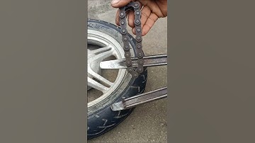 How to open the bead of a motorcycle tyre using two levers//Easy way to open a tyre bead#shortvideo